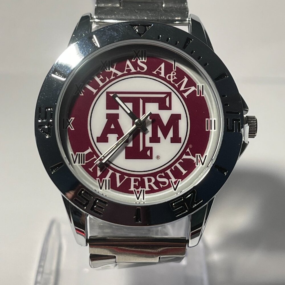 Texas A&M Aggies NCAA Stainless-Steel Watch NEW - Picture 8 of 8